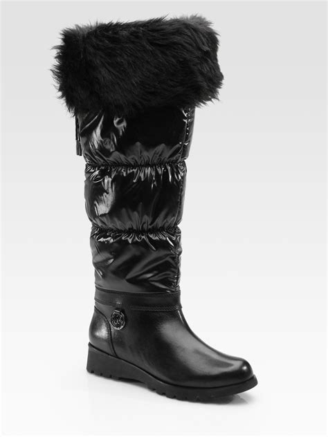 michael kors snow boots|michael kors ryan leather boot.